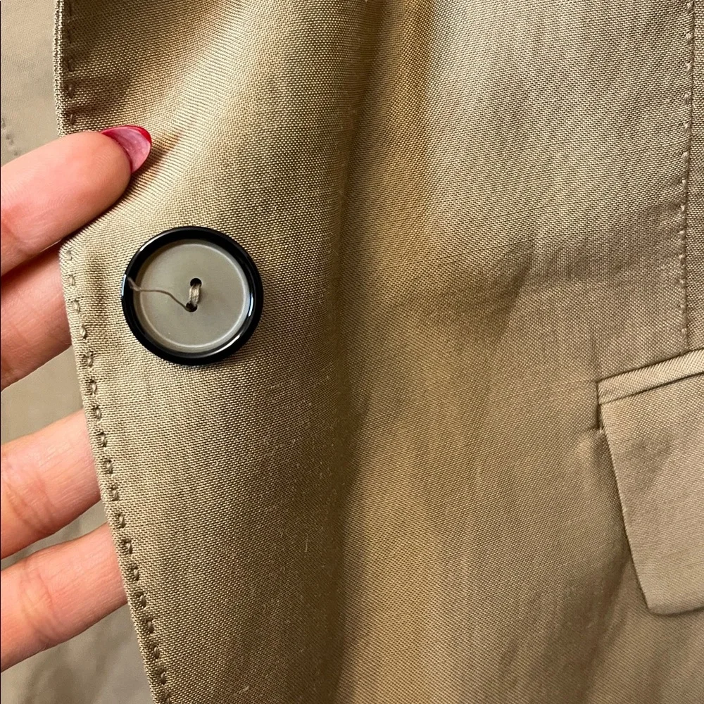 Zara Woman Beige-Tan Tailored Blazer - Picture 3 of 6